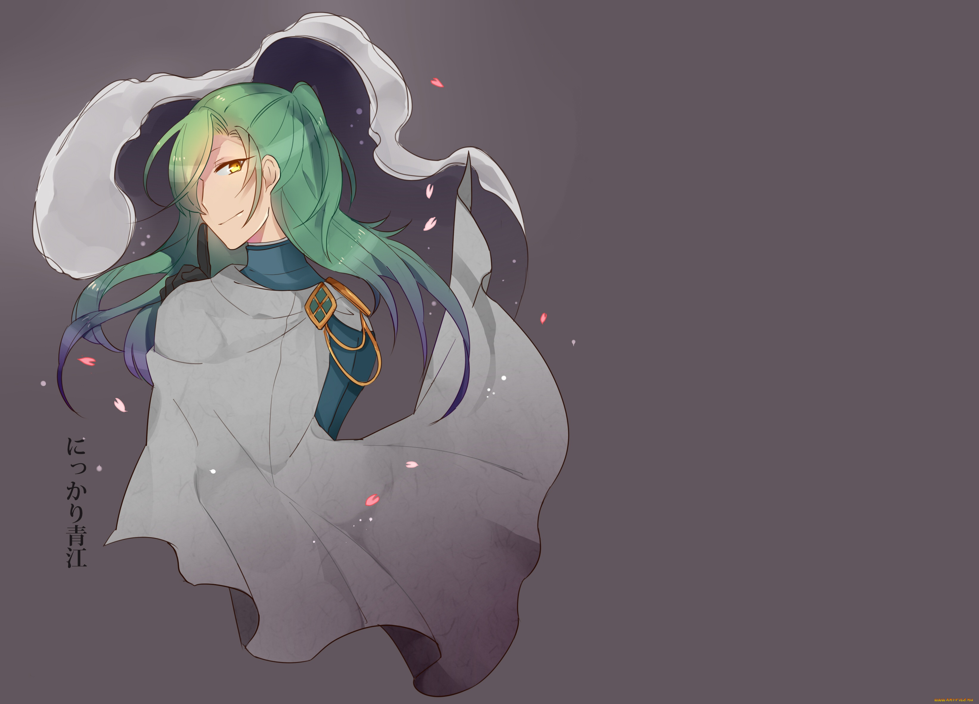 аниме, touken, ranbu, nikkari, aoe