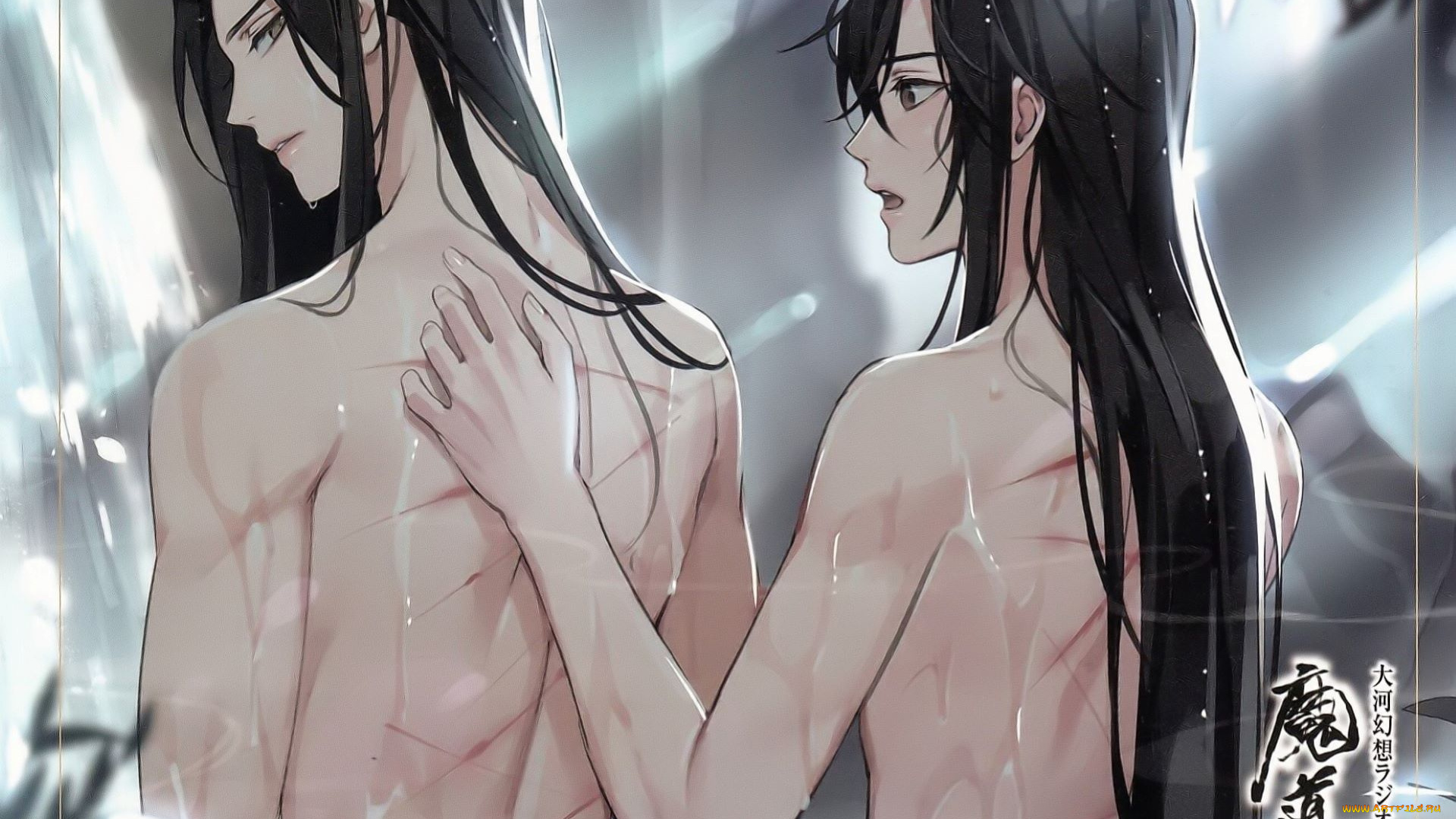 аниме, mo, dao, zu, shi, лань, ванцзи, вэй, усянь, шрамы, источник