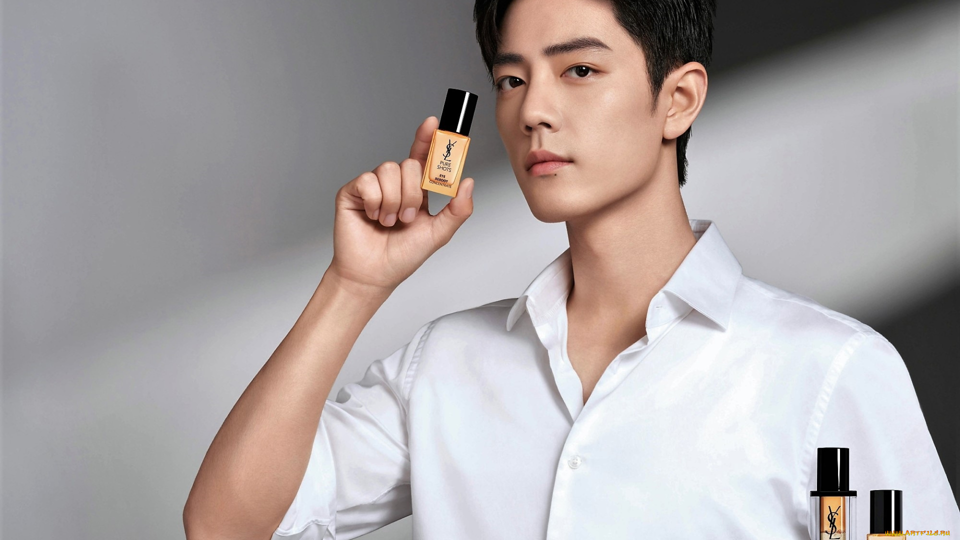 мужчины, xiao, zhan, актер, рубашка, флаконы