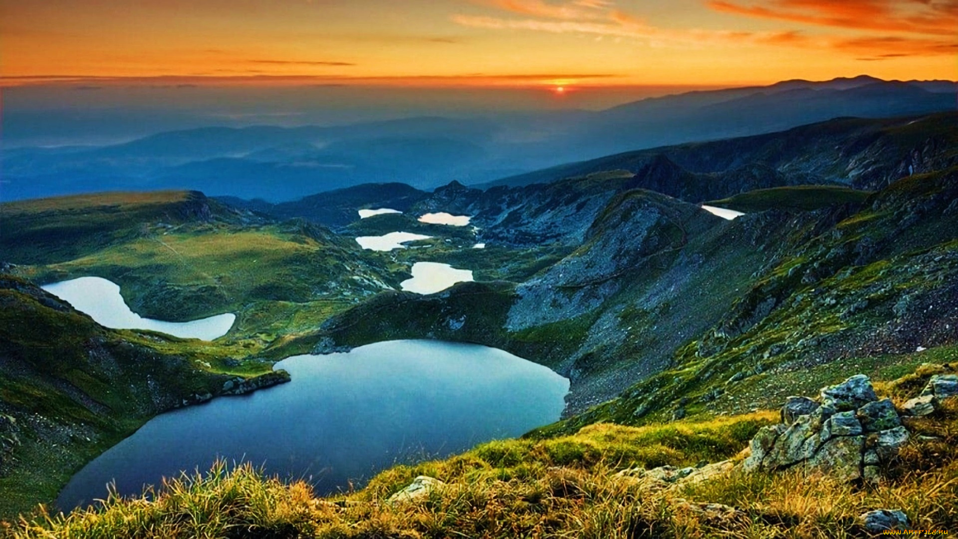 the, seven, rila, lakes, bulgaria, природа, реки, озера, the, seven, rila, lakes