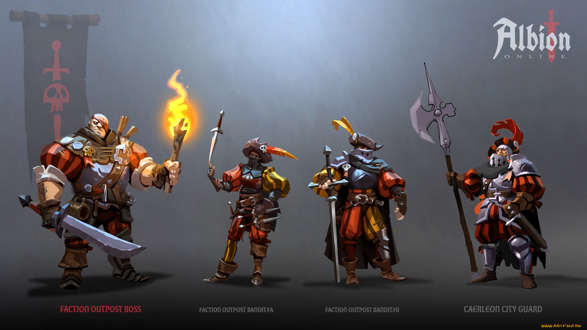 видео, игры, albion, online, персонажи