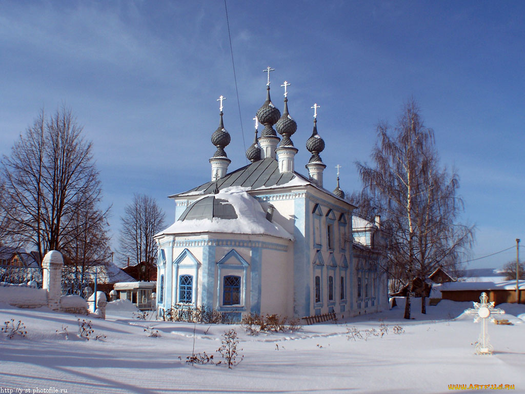 галич, зима, введенский, собор, города, православные, церкви, монастыри