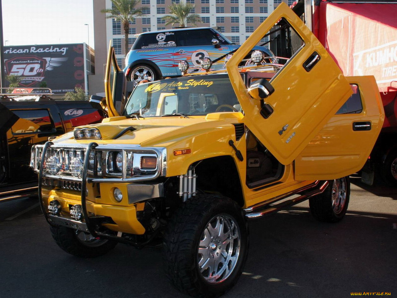hummer, h2, tuning, автомобили