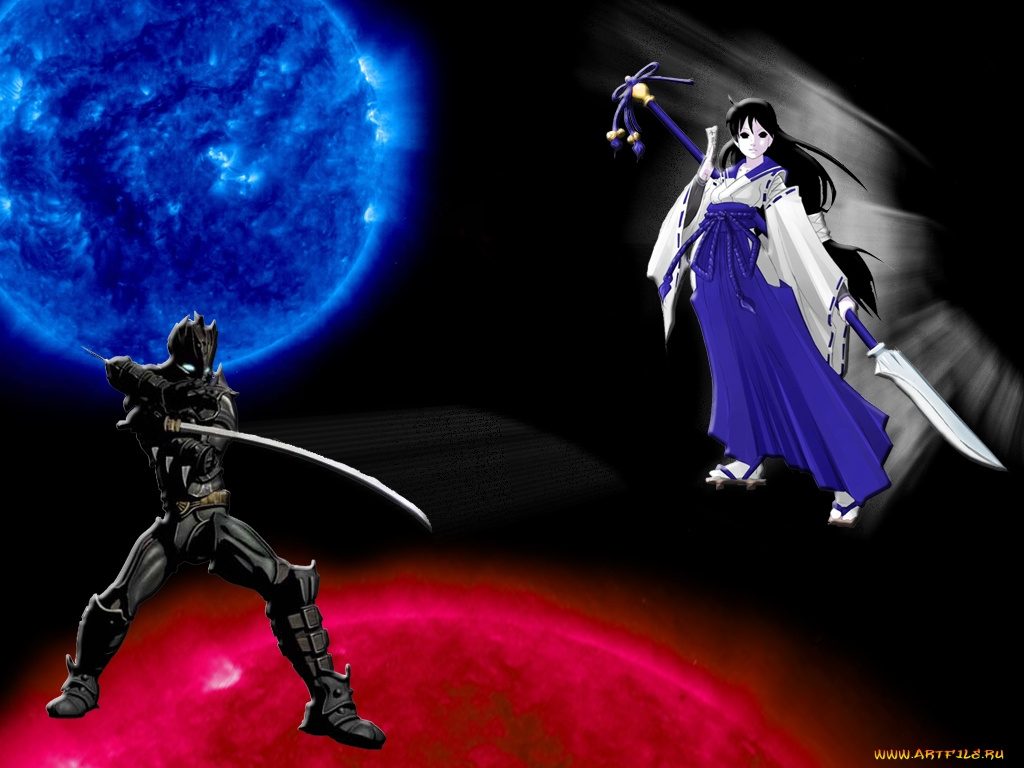 аниме, weapon, blood, technology