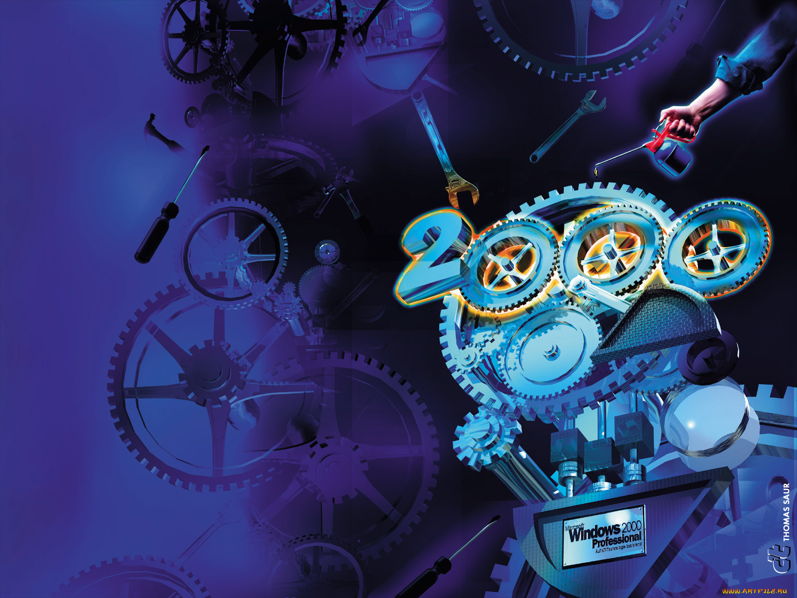 компьютеры, windows, 2000