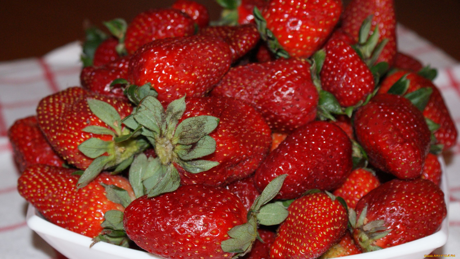 еда, клубника, земляника