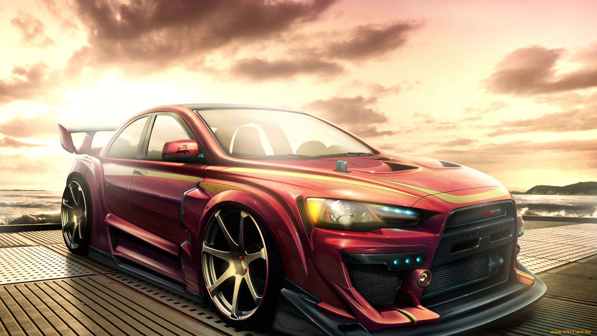 рисованные, авто, мото