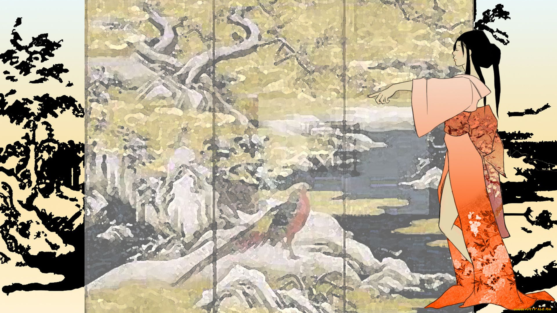 рисованные, люди