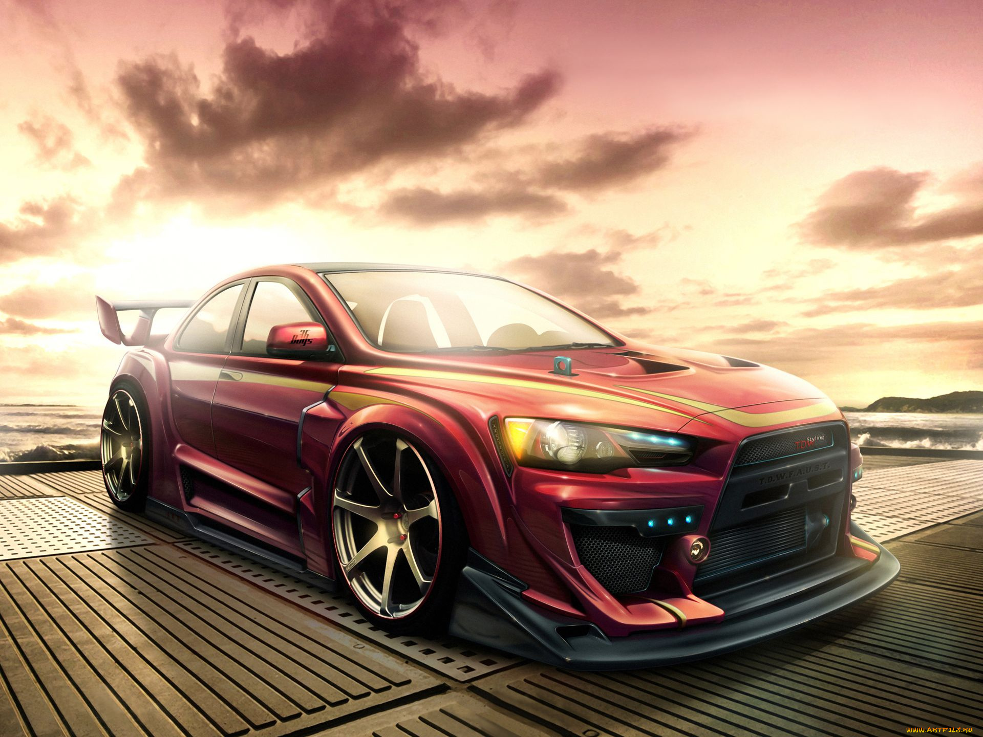 рисованные, авто, мото