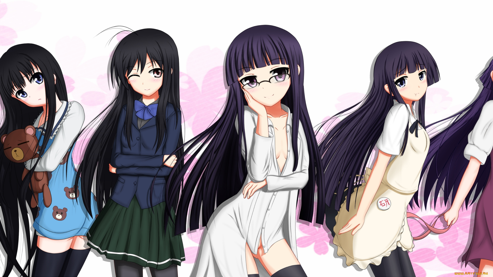 аниме, inu, boku, ss, kamisama, no, memochou, accel, world, working, x