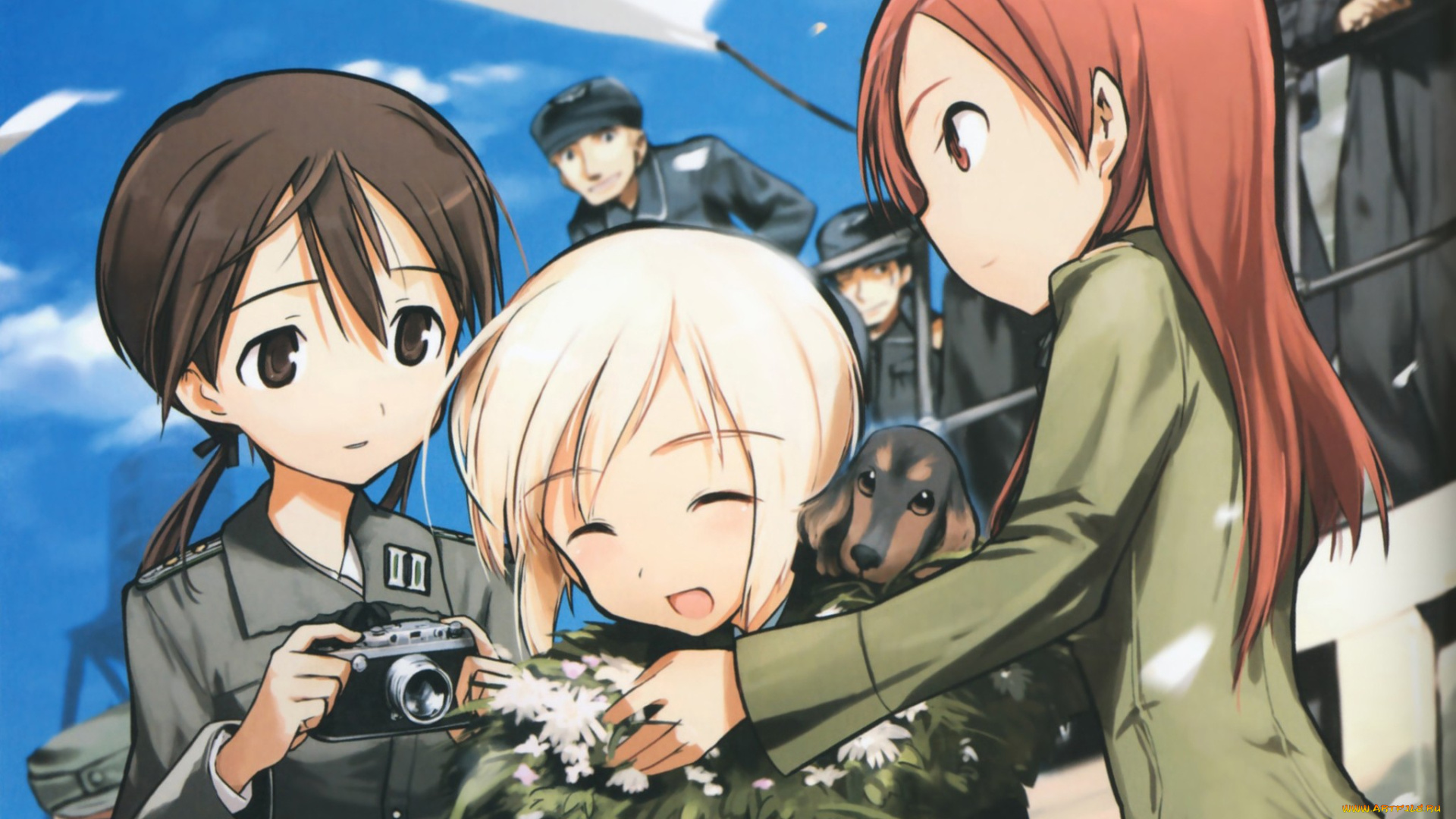 аниме, strike, witches