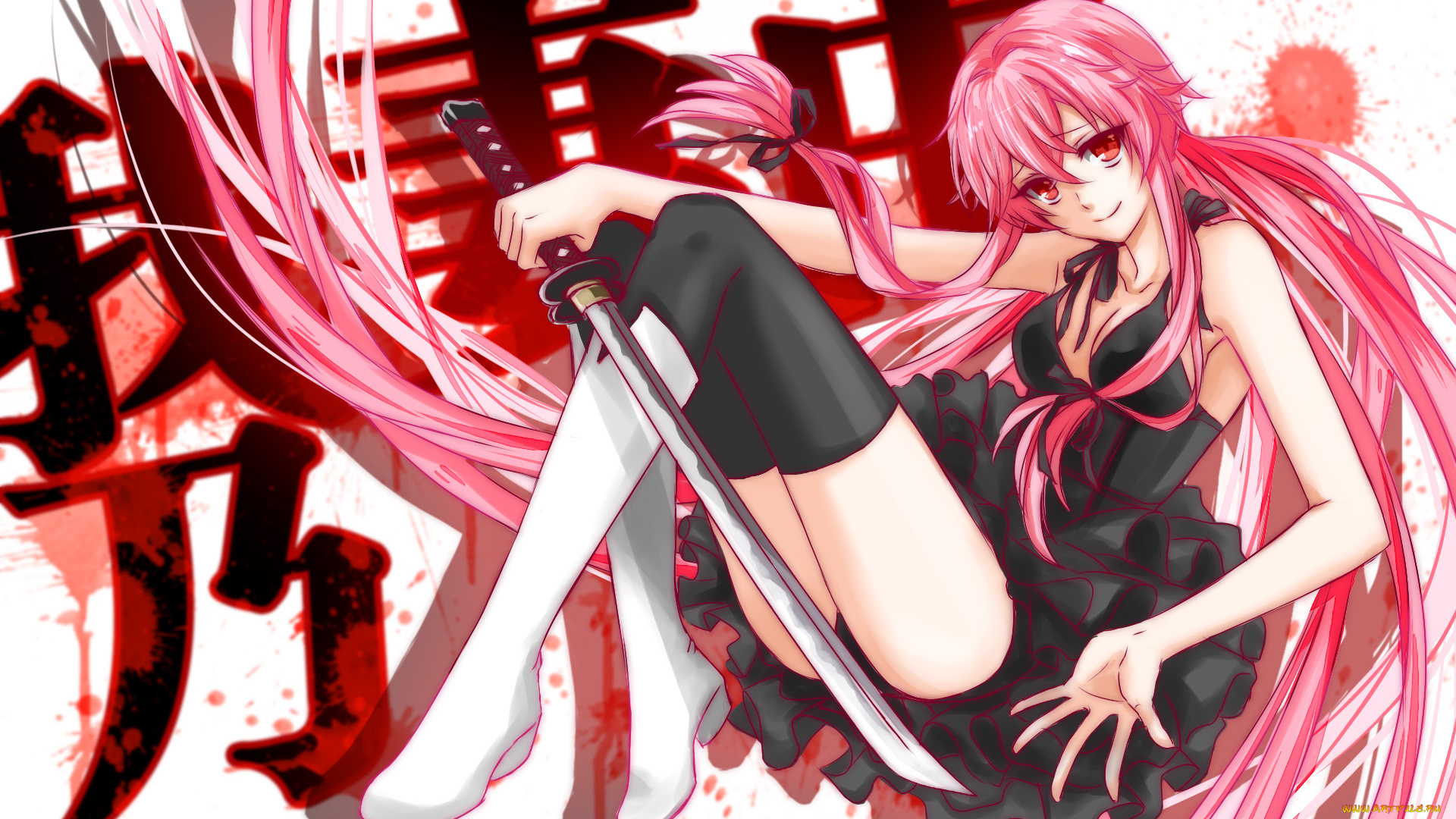 gasai, yuno, аниме, mirai, nikki