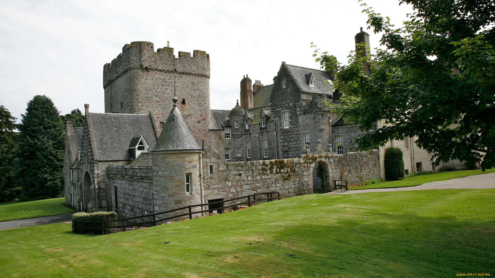 города, дворцы, замки, крепости, scotland, drum, castle