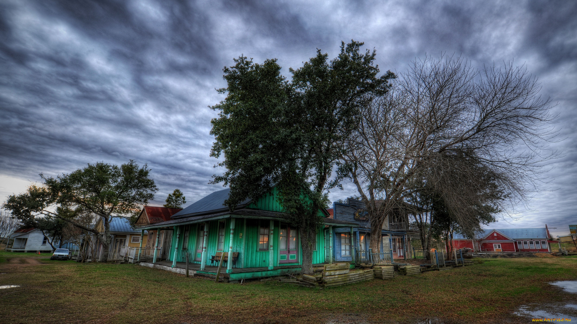 разное, сооружения, постройки, городок