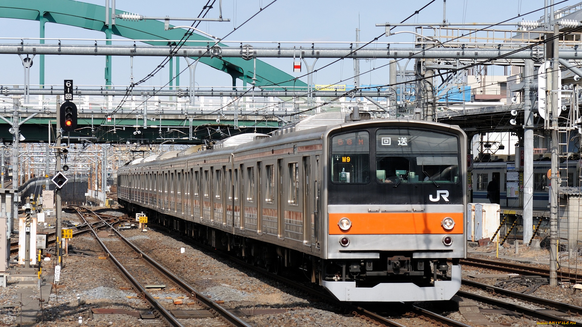 техника, электрички, рельсы