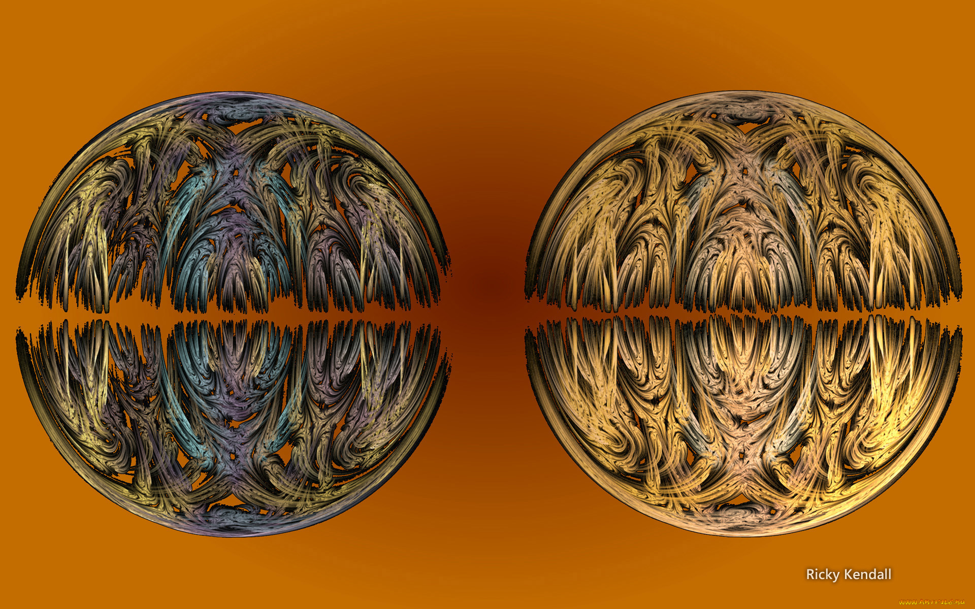 3д, графика, fractal, фракталы, узор, фон, цвета