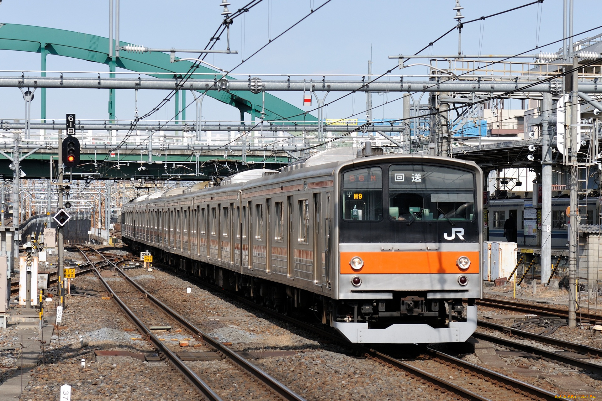 техника, электрички, рельсы