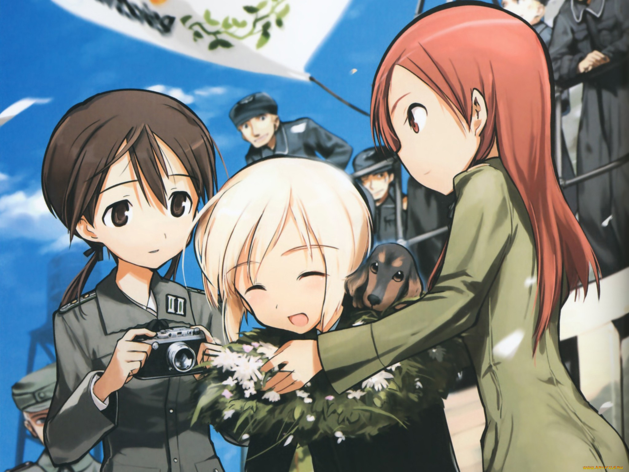 аниме, strike, witches
