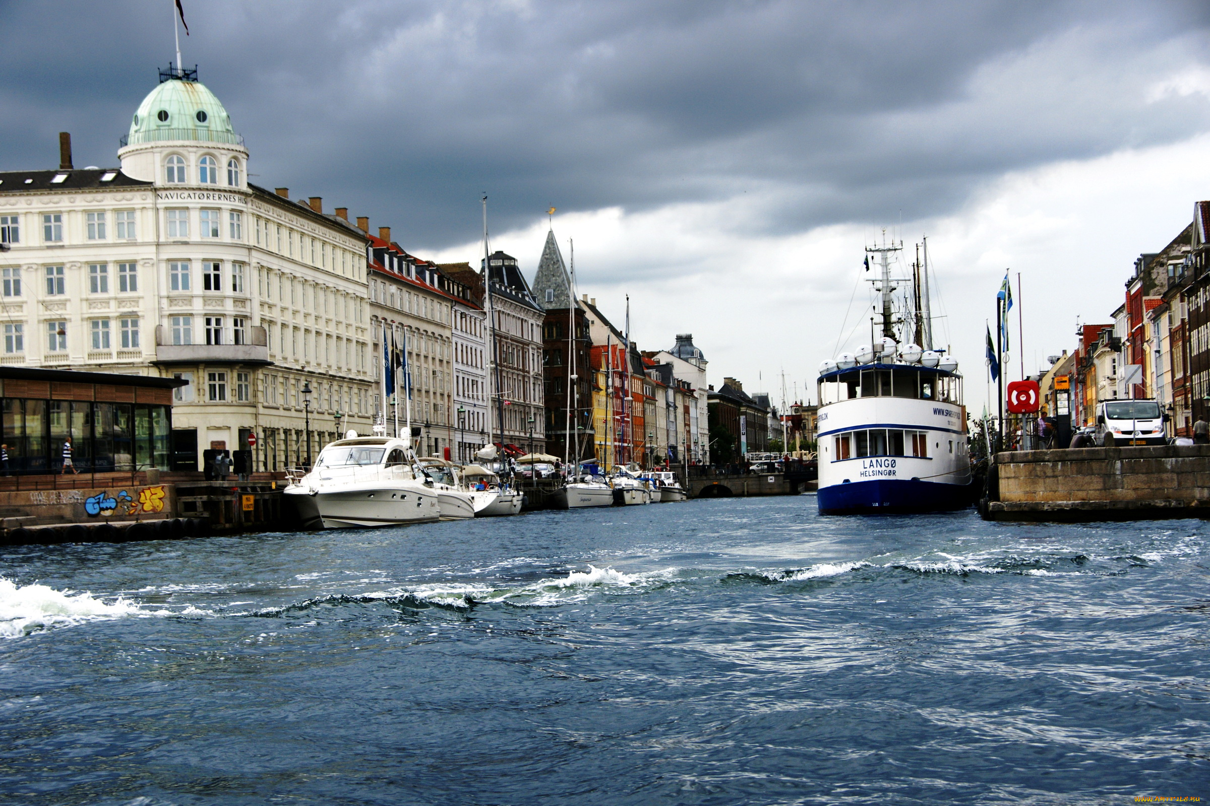 города, копенгаген, дания