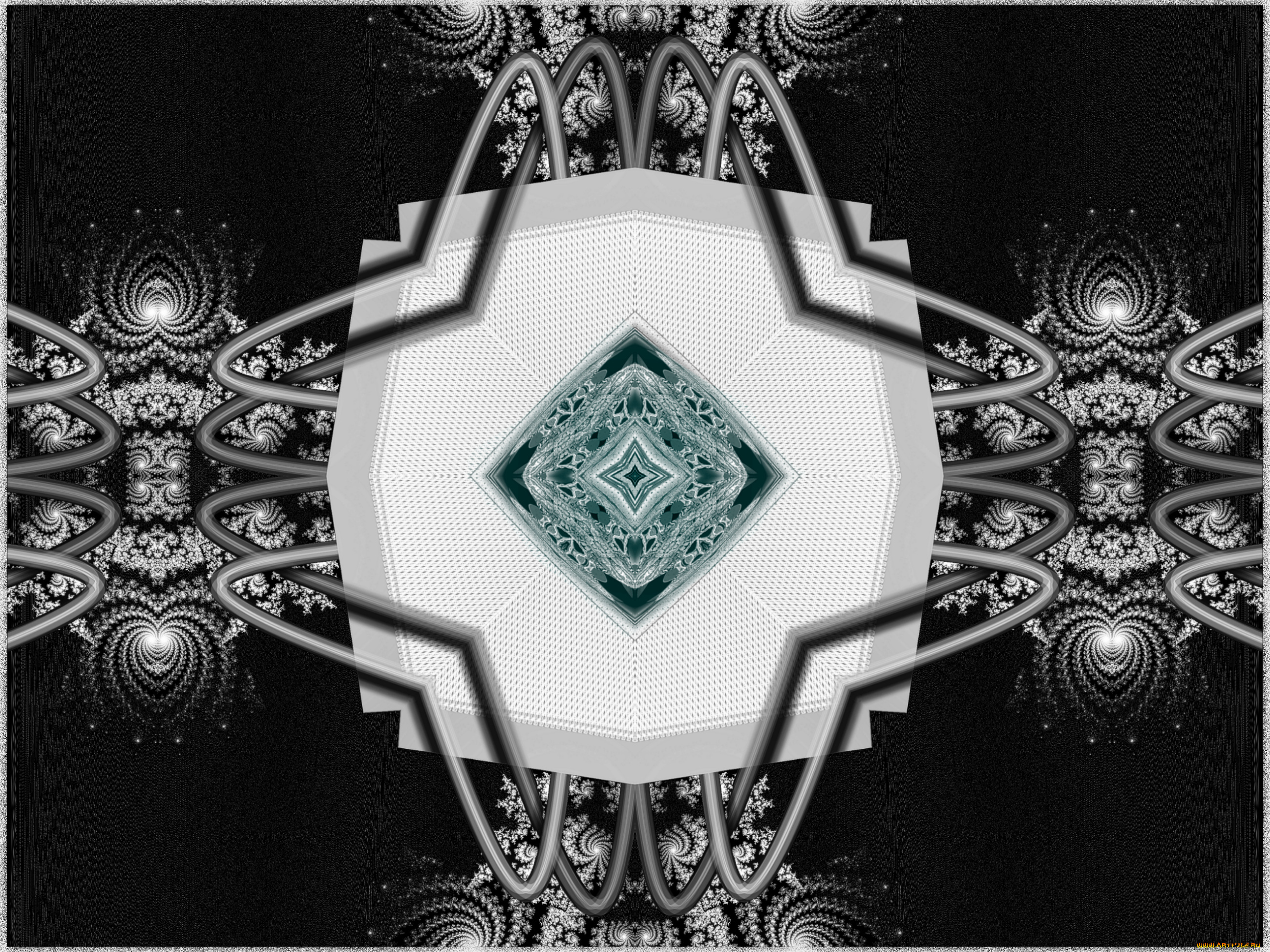 3д, графика, fractal, фракталы, узор, фон, цвета