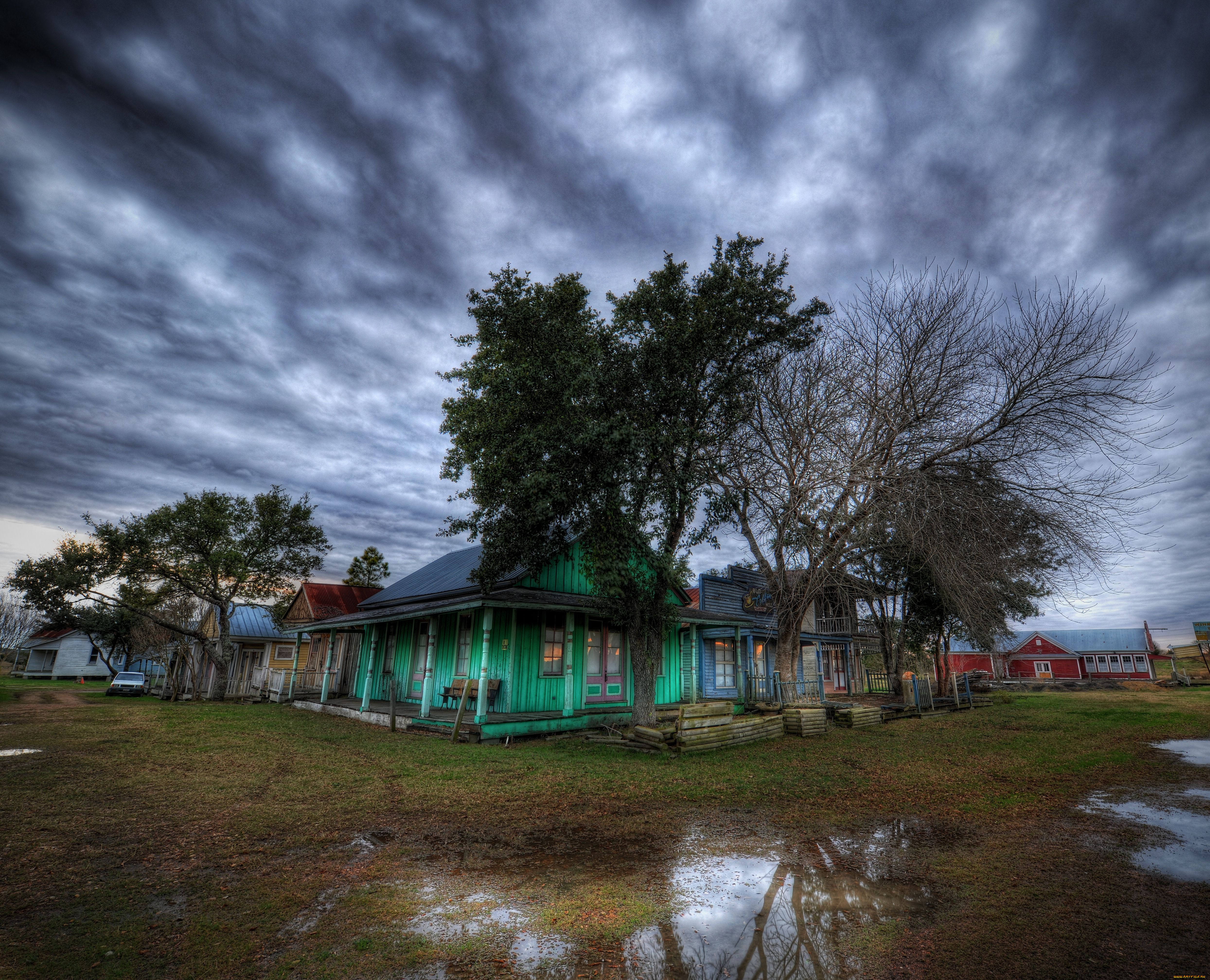 разное, сооружения, постройки, городок