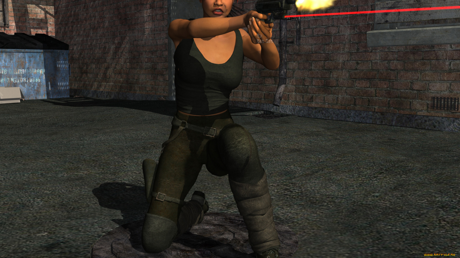 3д, графика, fantasy, фантазия, оружие, девушка