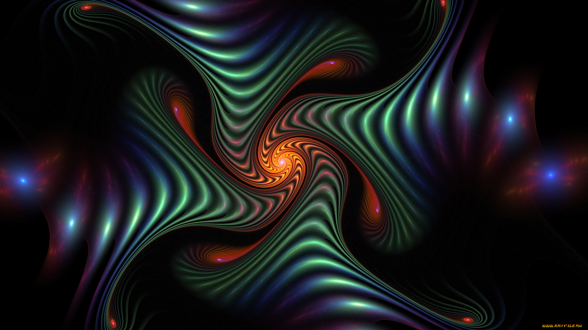 3д, графика, fractal, фракталы, фон