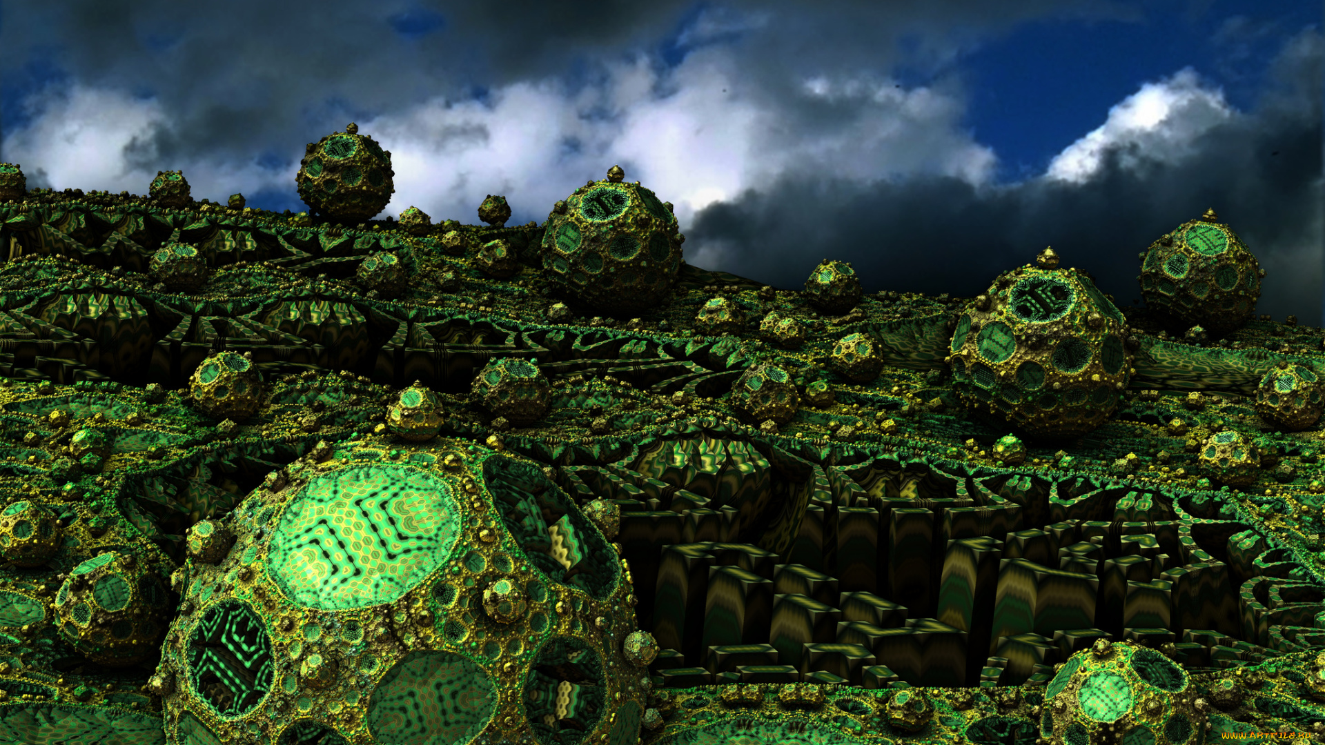 3д, графика, fractal, фракталы, фон