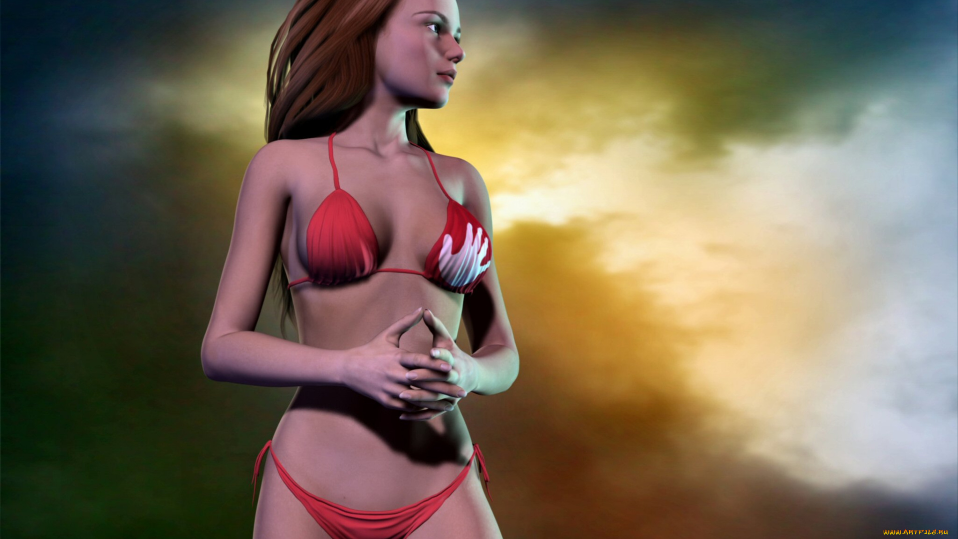 3д, графика, people, люди, девушка