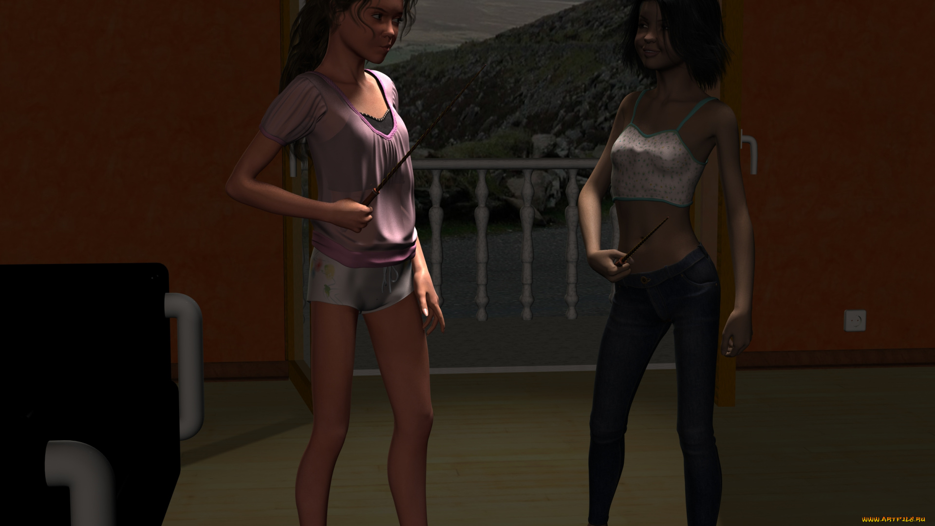 3д, графика, people, люди, девушка