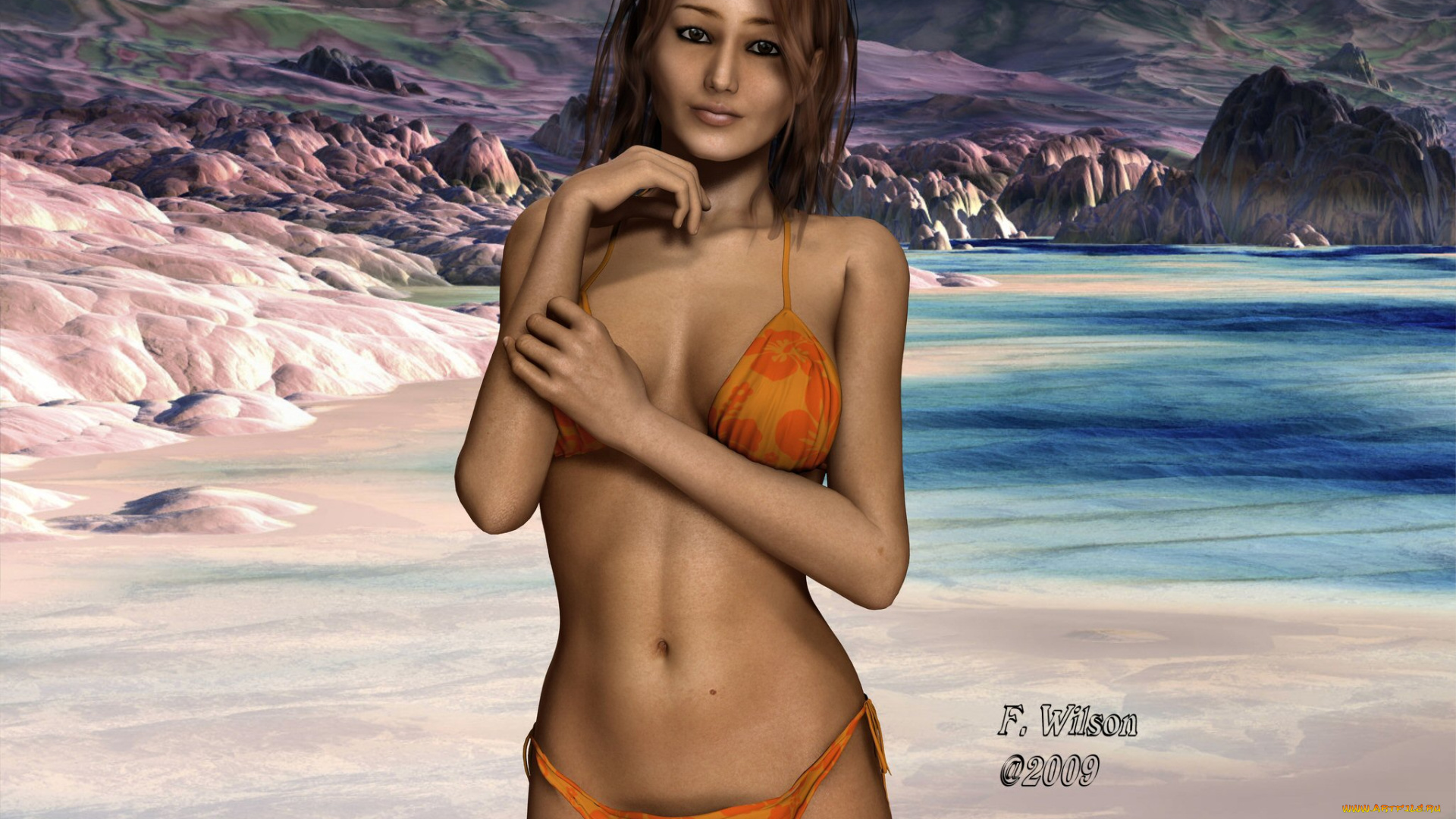 3д, графика, people, люди, девушка