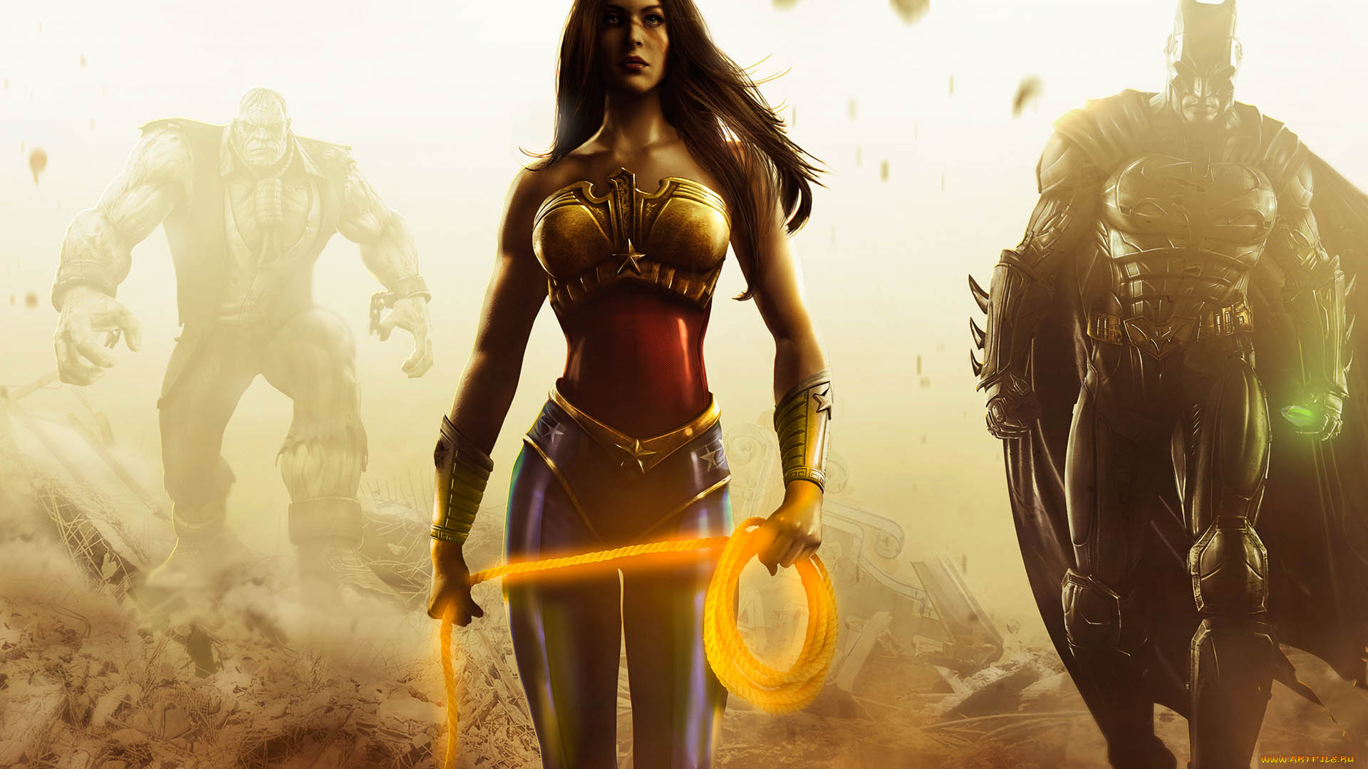 injustice, gods, among, us, видео, игры, solomon, grundy, batman, wonder, woman