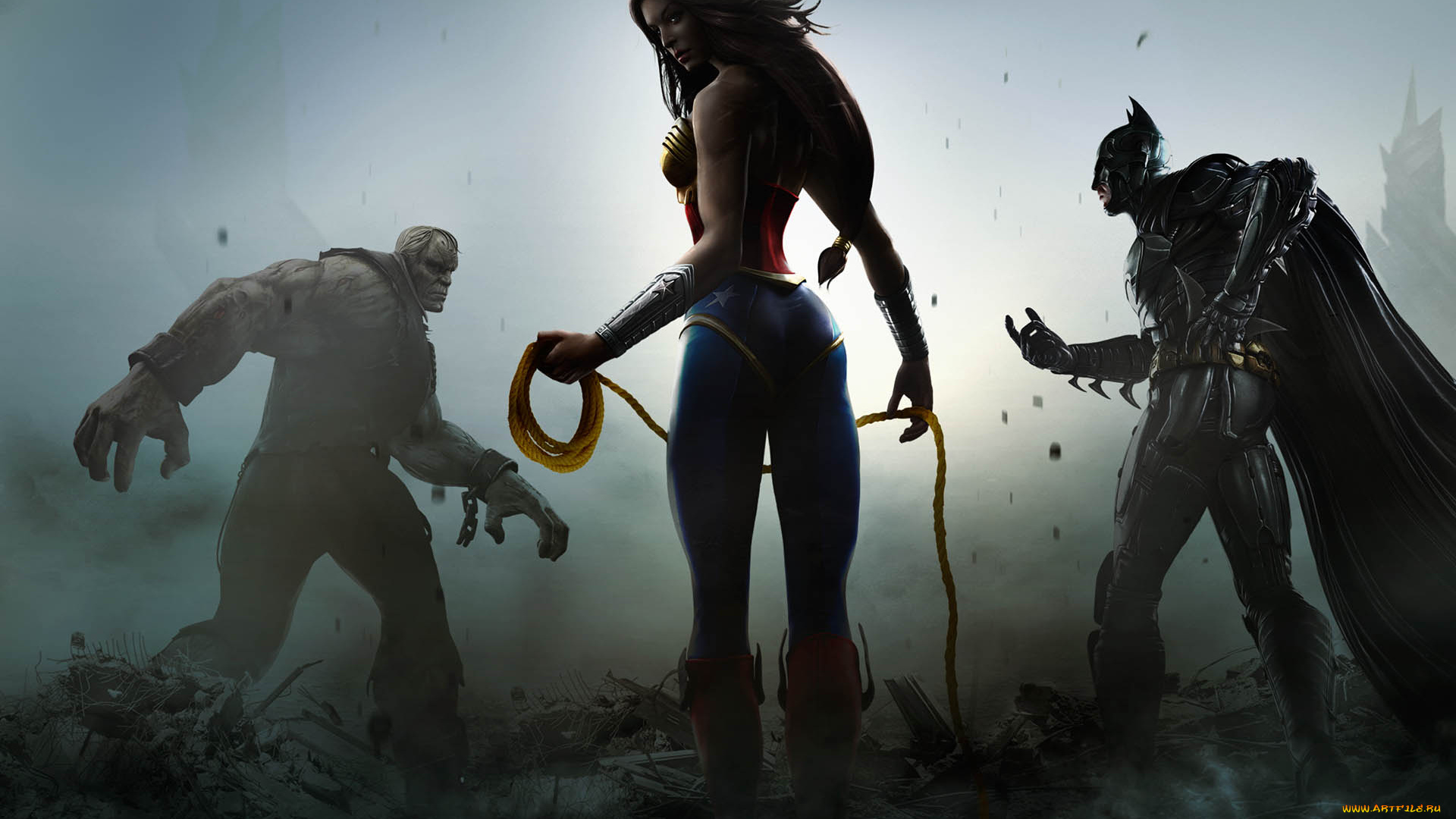 injustice, gods, among, us, видео, игры, solomon, grundy, batman, wonder, woman