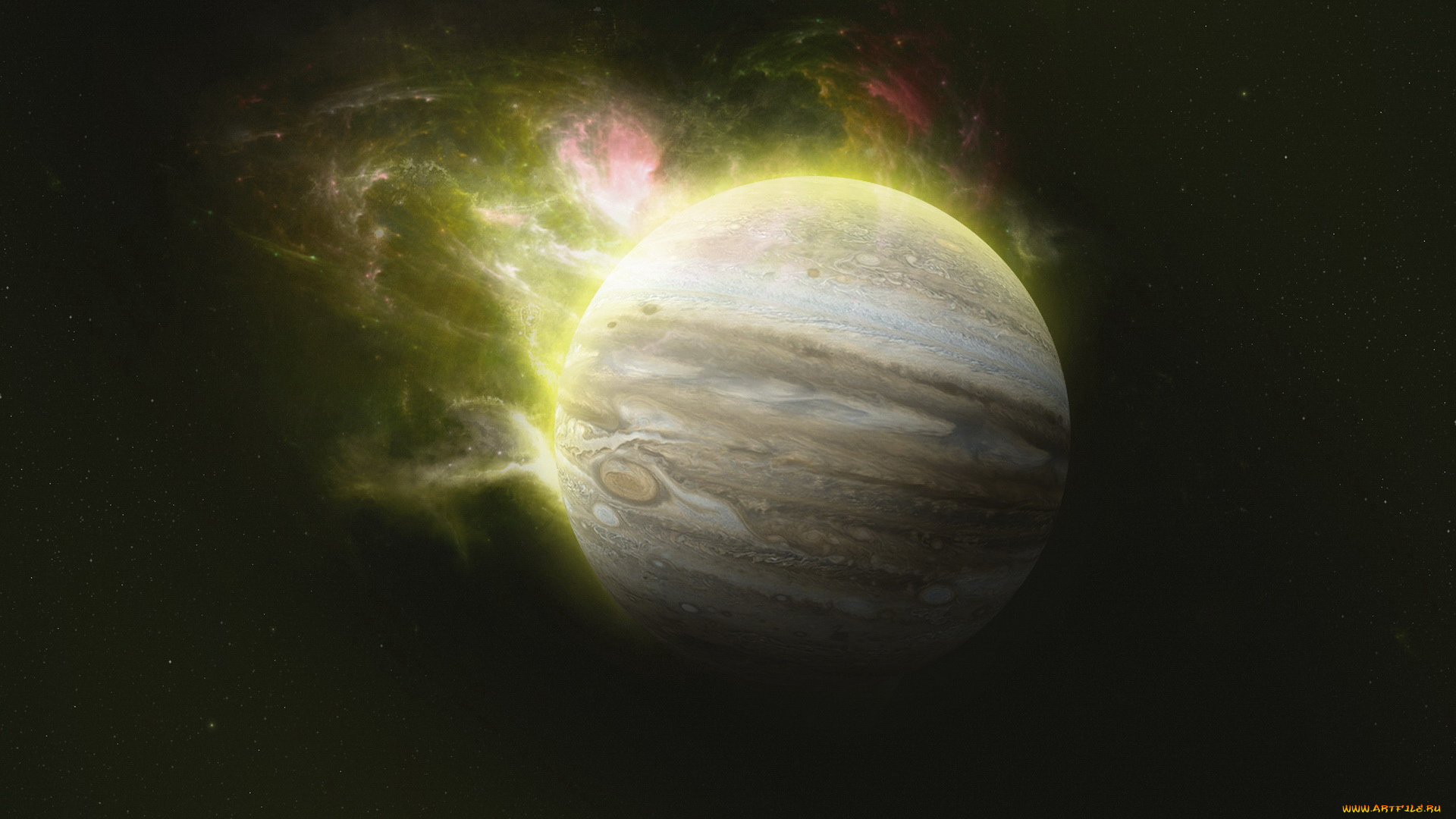 космос, арт, планета
