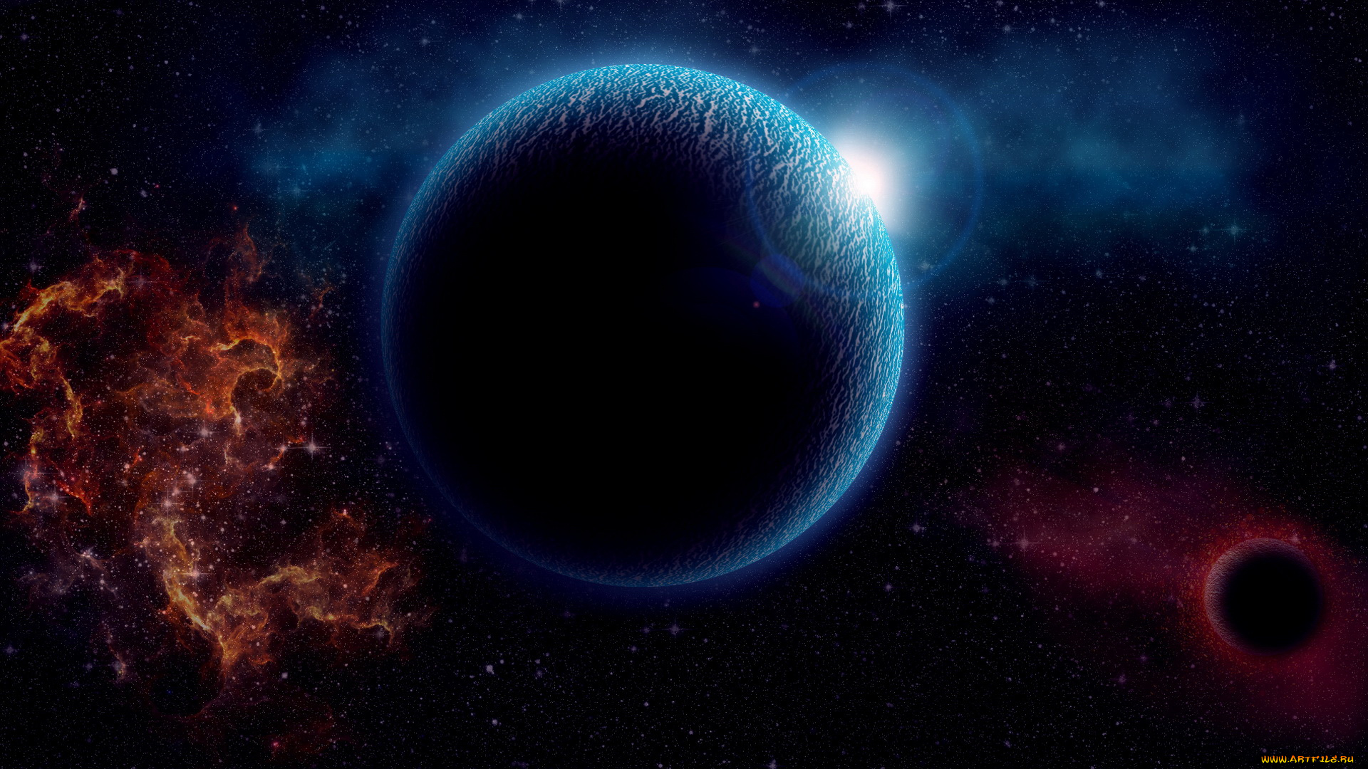 космос, арт, планета