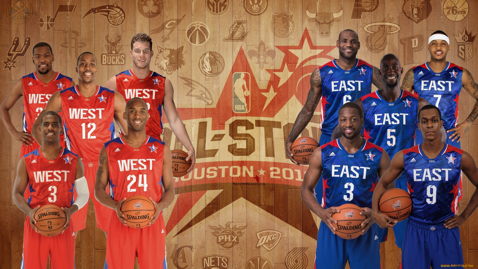 спорт, nba, dwyane, wade, ronald, reagan, dwight, howard, blake, griffin, kobe, bryant, chris, paul, kevin, durant