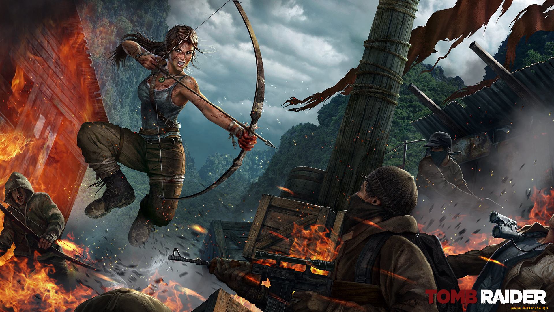 видео, игры, tomb, raider, 2013