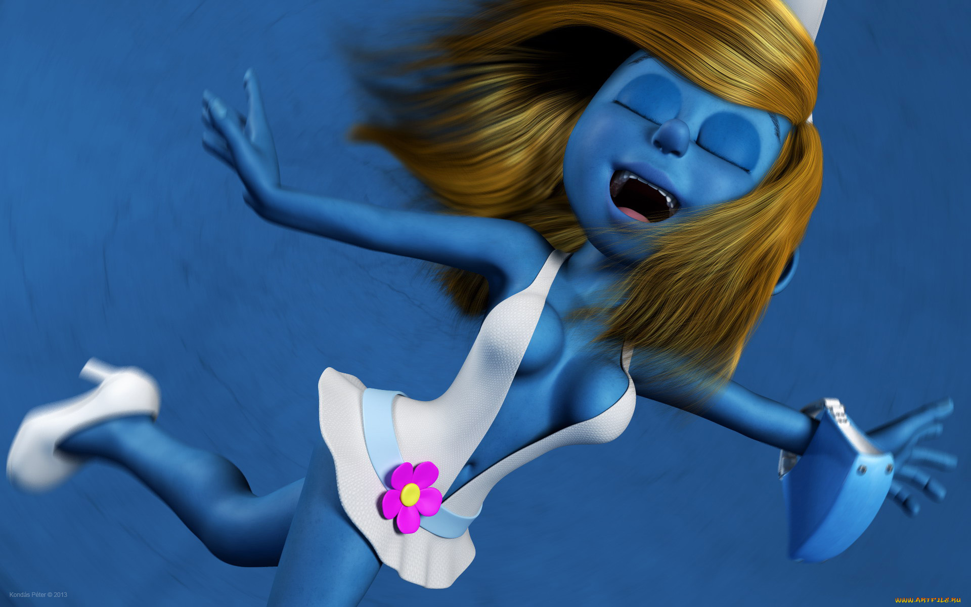 3д, графика, creatures, существа, девушка