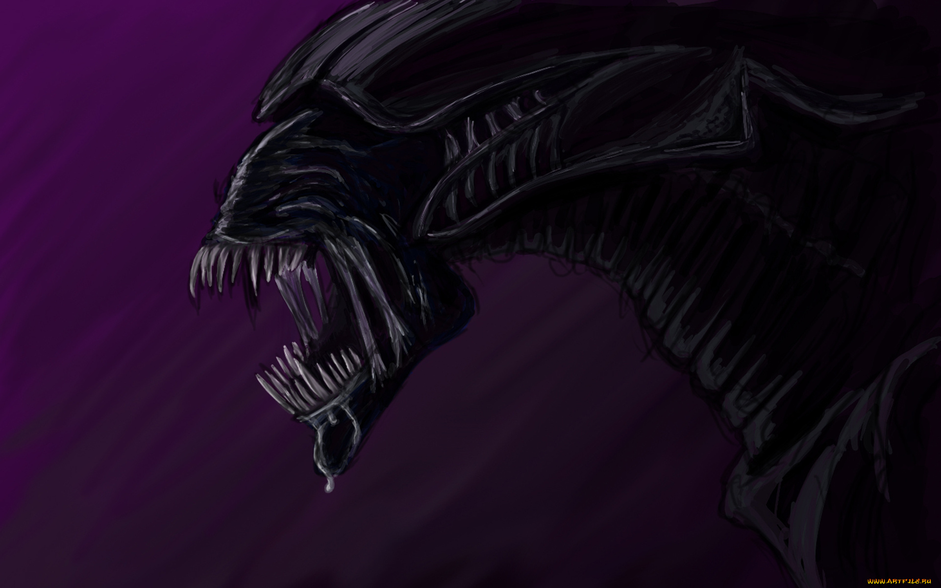 рисованные, комиксы, чужой, alien