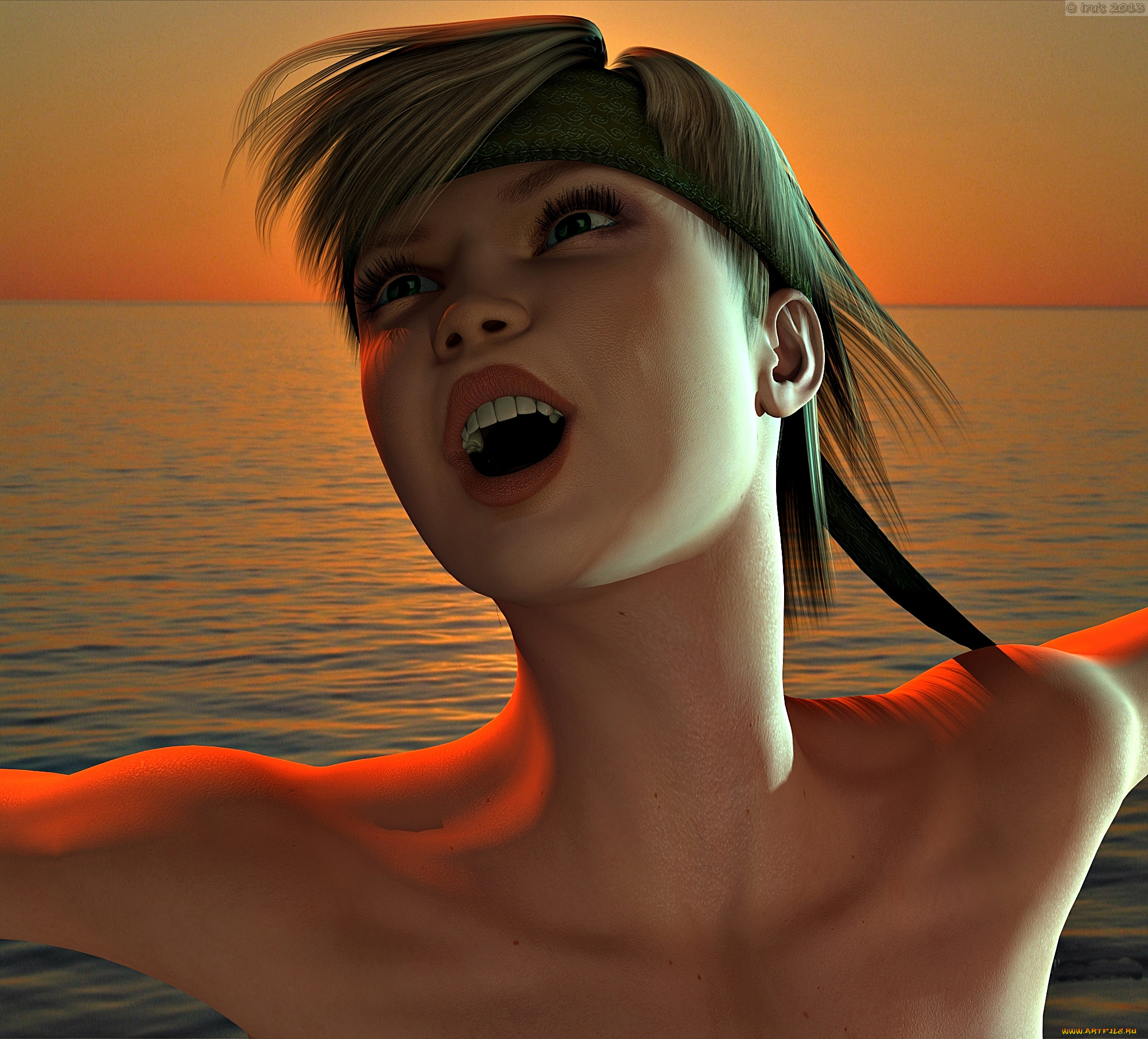 3д, графика, portraits, портрет, девушка