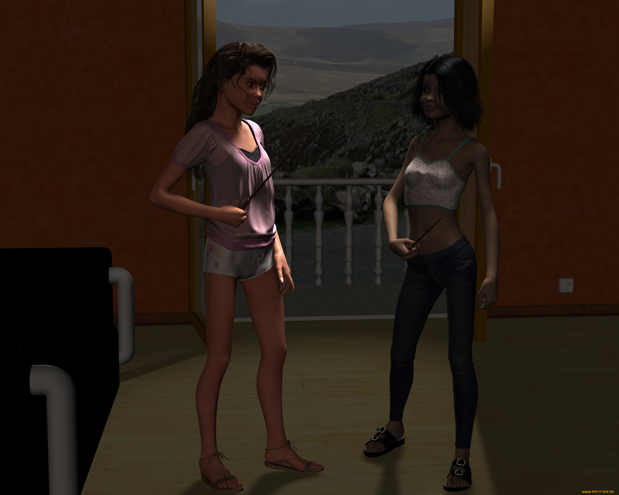 3д, графика, people, люди, девушка