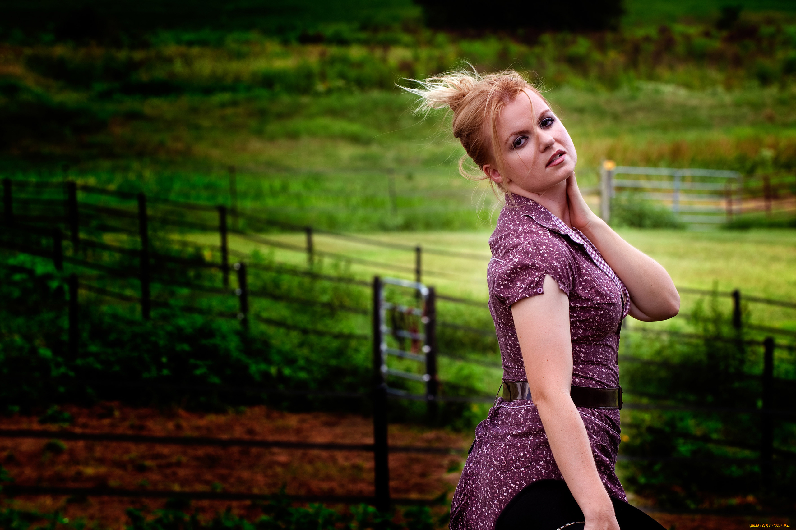 -Unsort, Блондинки, девушки, unsort, блондинки, рубашка, пояс