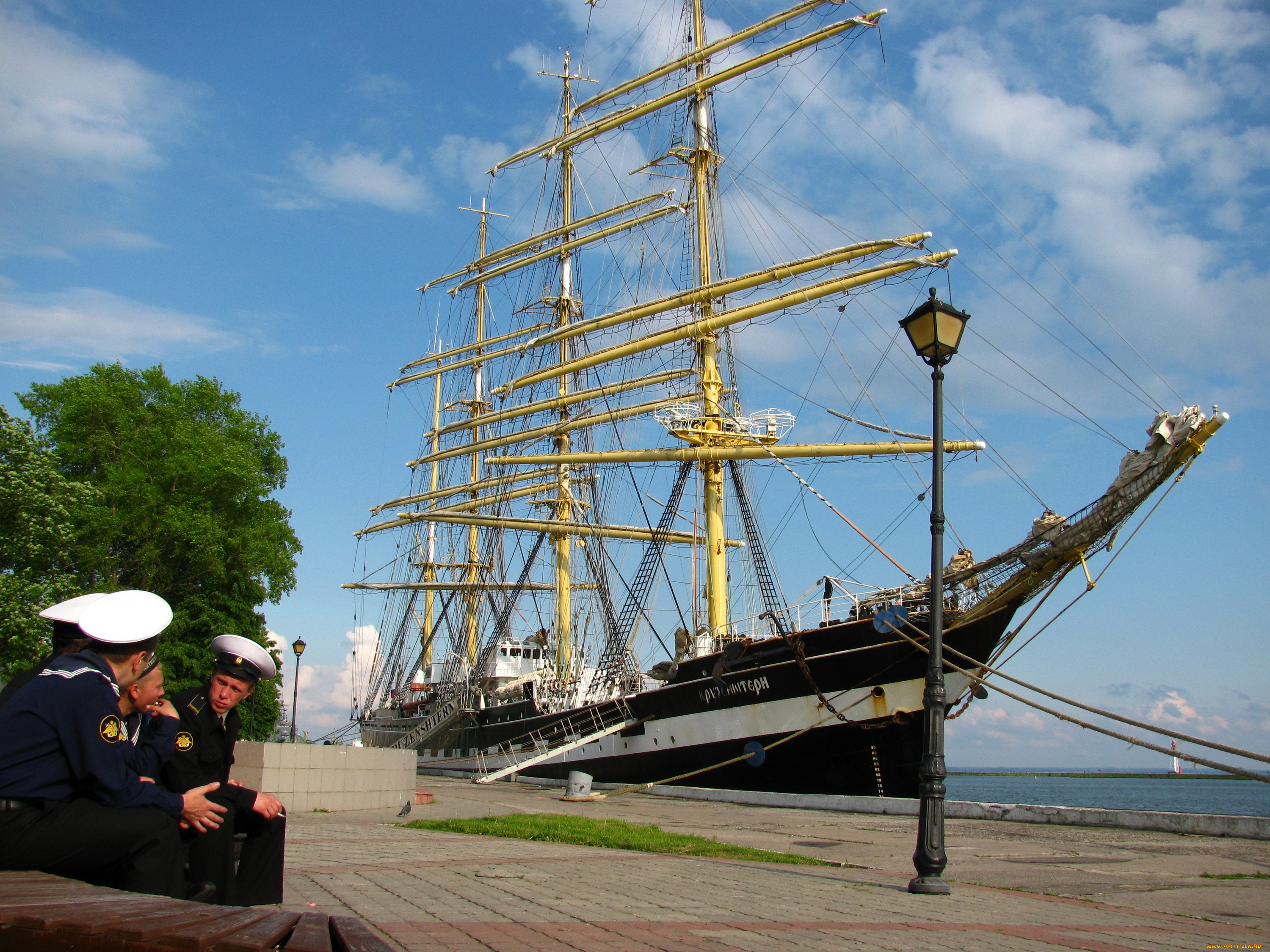 корабли, парусники, крузенштерн