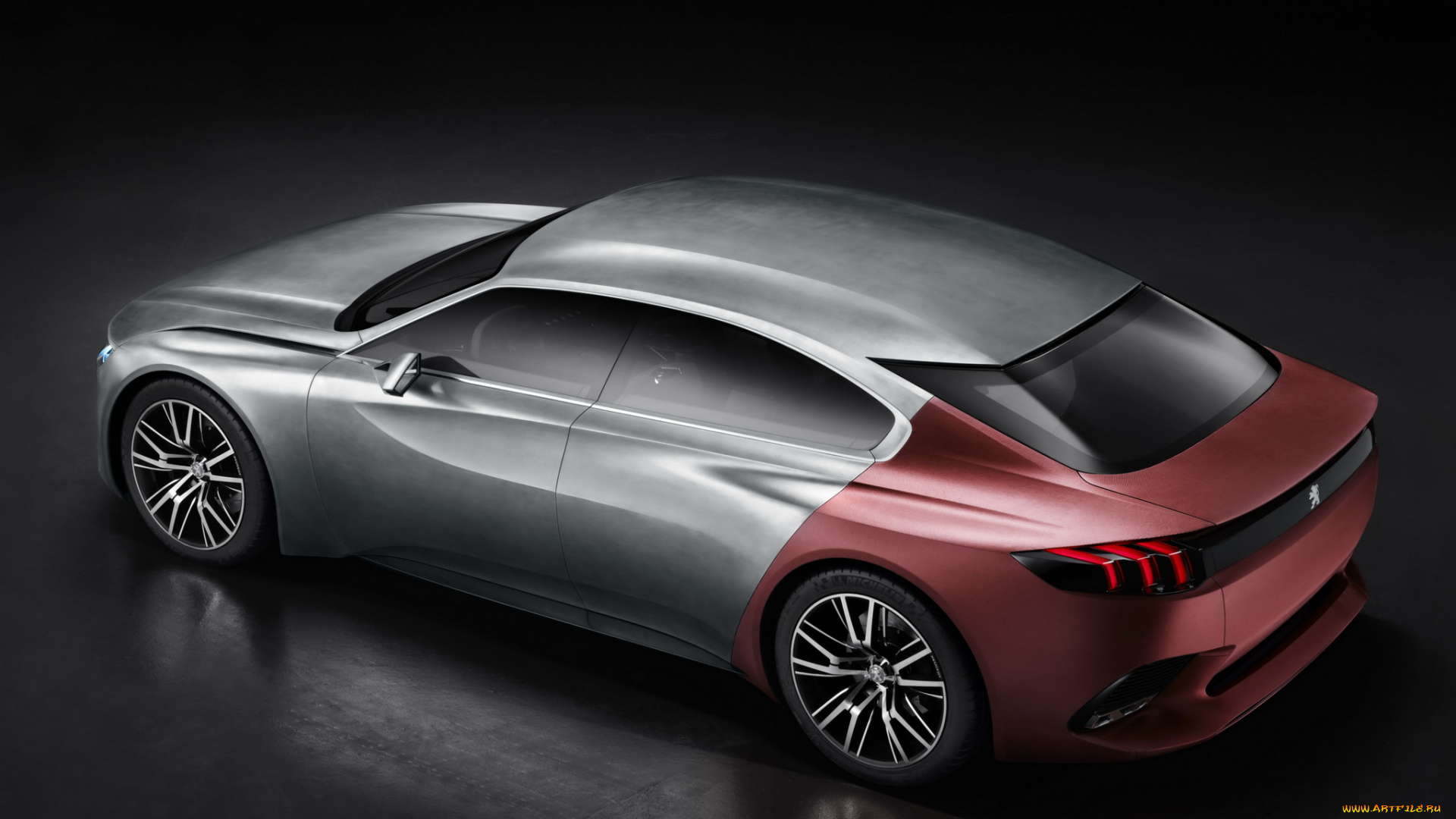 автомобили, 3д, 2014г, concept, exalt, peugeot