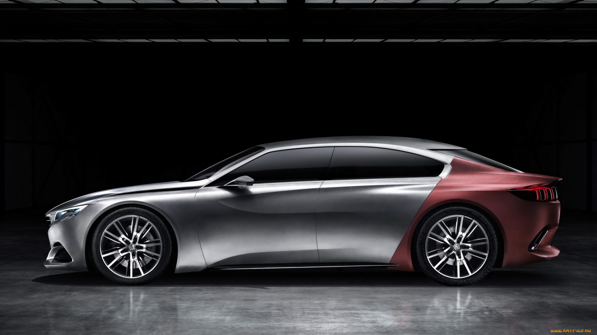 автомобили, 3д, peugeot, 2014г, concept, exalt