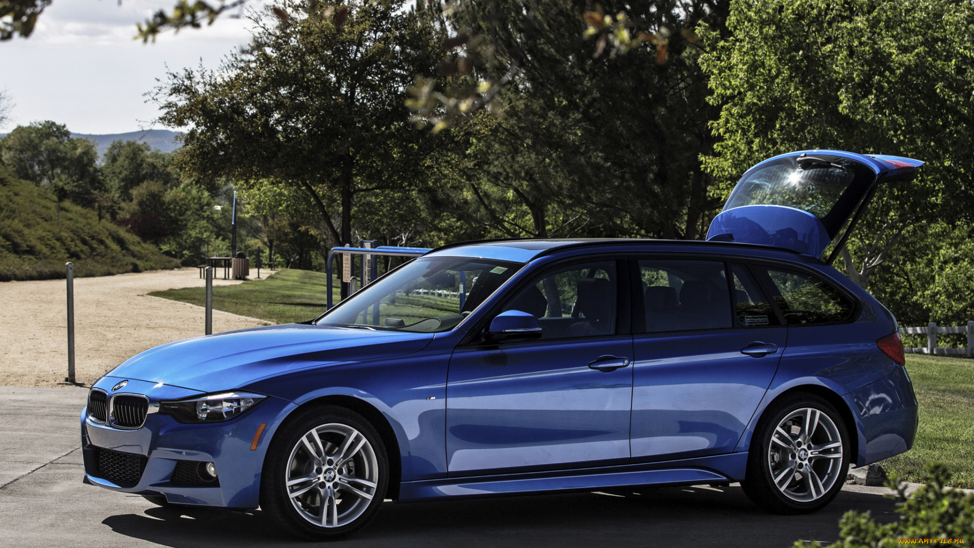 автомобили, bmw, package, m, sport, 328d, wagon, sports, xdrive, 2013г, f31, синий