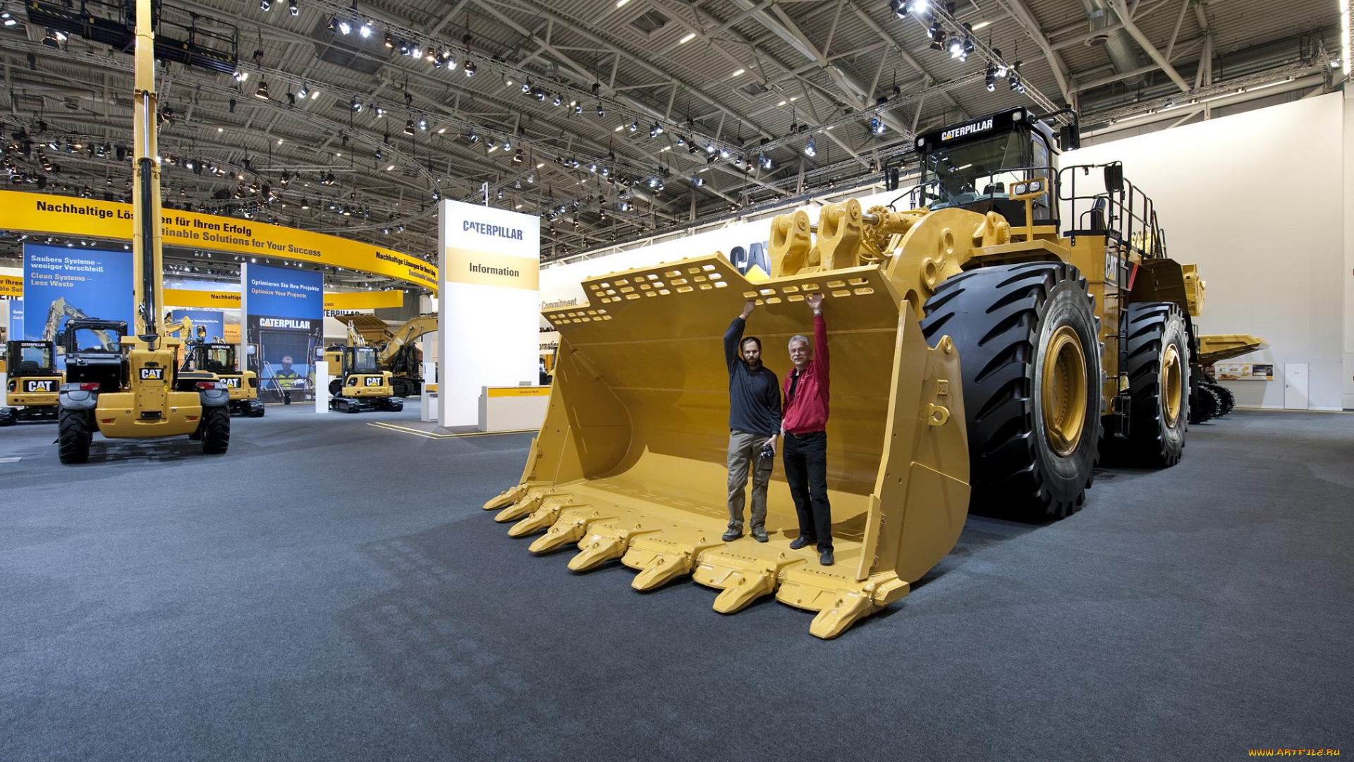 cat, техника, фронтальные, погрузчики, caterpillar