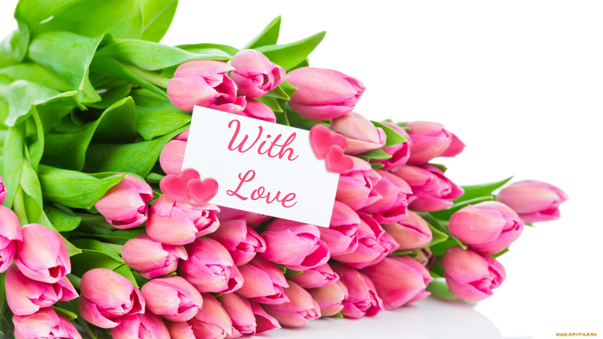 цветы, тюльпаны, букет, подарок