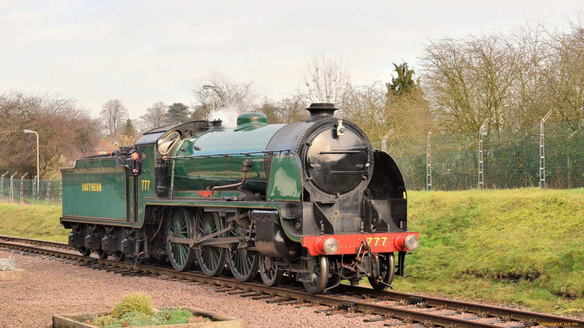 техника, паровозы, железная, дорога, рельсы, паровоз