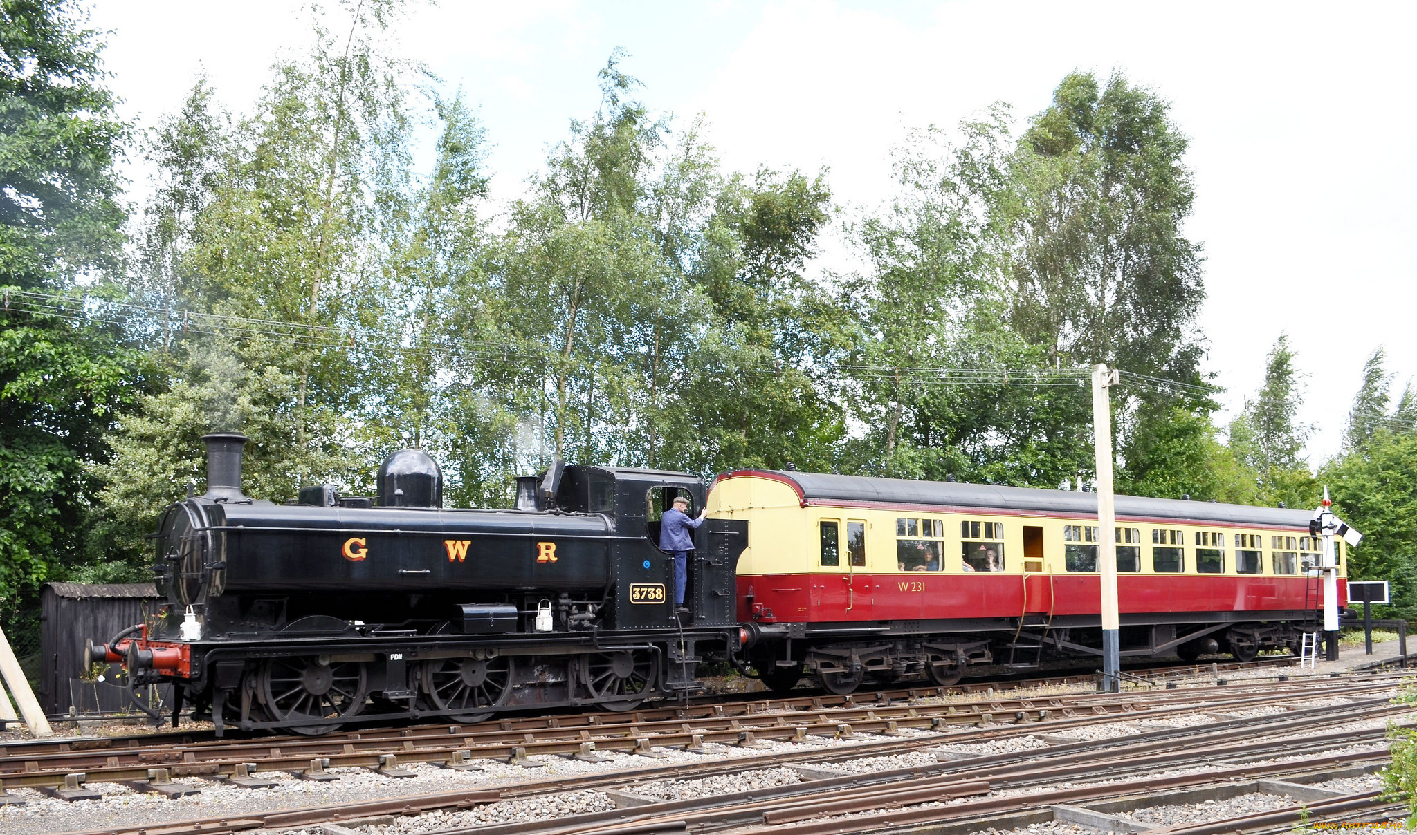 техника, паровозы, железная, дорога, рельсы, паровоз